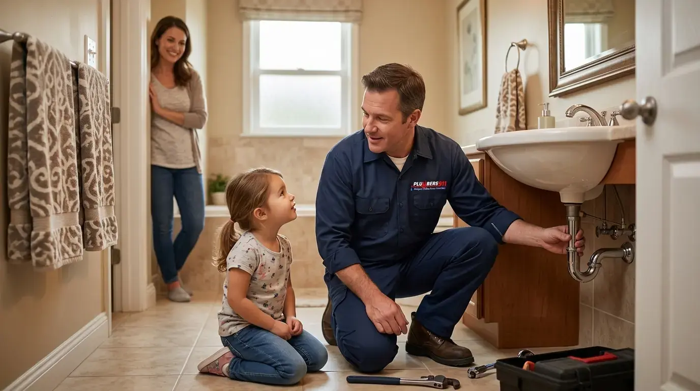 Licensed plumber at work in Fox River Grove, IL